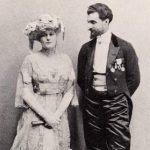 The glamorous 1905 Hyde Ball was turned into a scandal to prove that James was too frivolous to control the Equitable Life Assurance Society. Here he is shown at the ball with the Countess de Rougement.