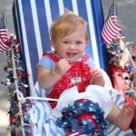 "Charley" ready for a 4th of July parade